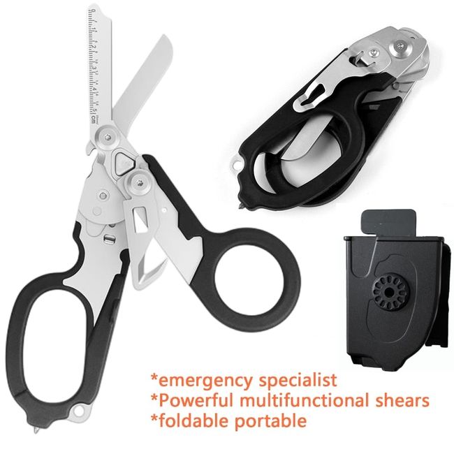 Multifunction Tactical Scissors Folding Scissors Outdoor Survival Tool  Small First Aid Scissors Combination Tactical Shears - AliExpress