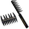 Bablo Pomade Mesh Comb (Black) & Gel Curly Comb Set for Men Comb Styling