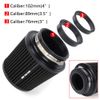  High Flow Performance Cold Air Intake Air Filter 3", 3.5", 4" Inlet, 6.5" Tall