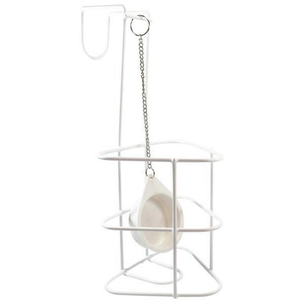 Urine bottle carrier without bottle.