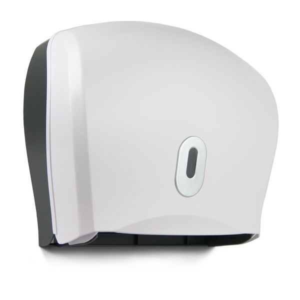 JUMBO & MINI JUMBO ROLL DISPENSER LOO TISSUE ROLLS COMMERCIAL WASHROOM