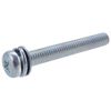 TRUSCO Y031-0414 M4X14 50 Screws for Thin Sheet Washers