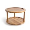 Smart Design 2-Tier Acacia Turntable Lazy Susan