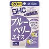 DHC Blueberry Extract, 20 Day Supply, 40 Tablets x 1 Bag (2 Cases)