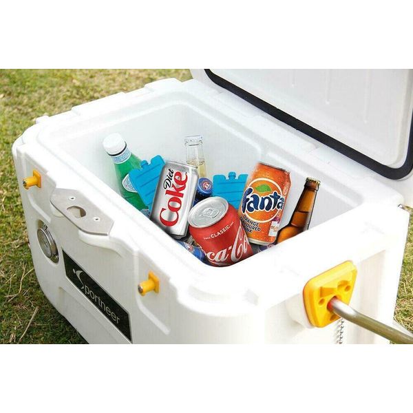 Set of 3 mini ice brick pack block blocks freezer cooler bag box travel picnic, colour sent at random