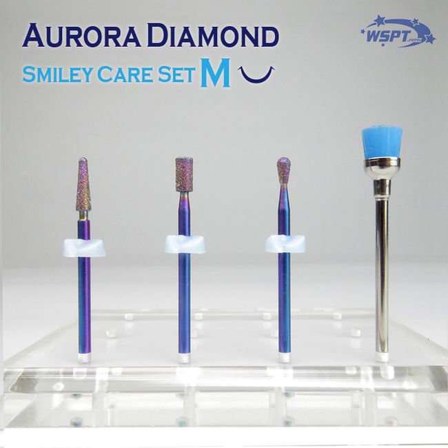 [Aurora Diamond Smiley Care Set M] Nail Care