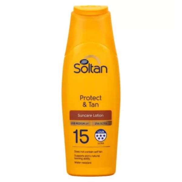 Soltan Protect & Tan Lotion SPF15 200ml