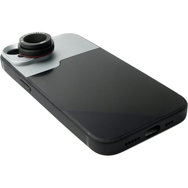 SYSTEM-S Macro Lens 2.8X HD Filter with Case in Black for iPhone 14 Plus