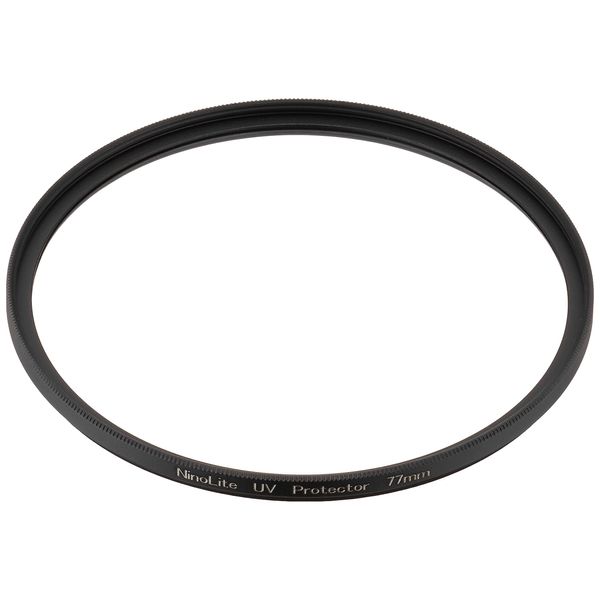 NinoLite UV Filter 77mm Camera Lens Protection AF Compatible with Lens Cap Over Filter