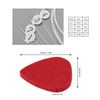 eMagTech 3 Sets Ukulele String Replacement with Felt Pick Nylon Ukulele String with Colourful Felt Pick Ukulele Accessories Parts