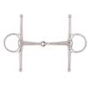 Korsteel Stainless Steel Full Cheek Snaffle Bit, 5"