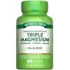 Triple Magnesium Complex Supplement | 60 Capsules | by Nature's Truth