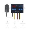 KETOTEK Digital Temperature Humidity Controller, Heating Cooling Thermostat Module with Sensor Probe Humidifier Dehumidifier Controller for Incubator 230V