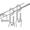 High Logic S Hook for 0.2 inch (6 mm) N-920