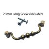 Universal Hardware Antique Brass Cabinet Handles Solid Vintage Drawer Pull Handle - 466 Brass