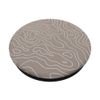 Topography Lines Abstract Mid Century Modern Pattern PopSockets Adhesive PopGrip