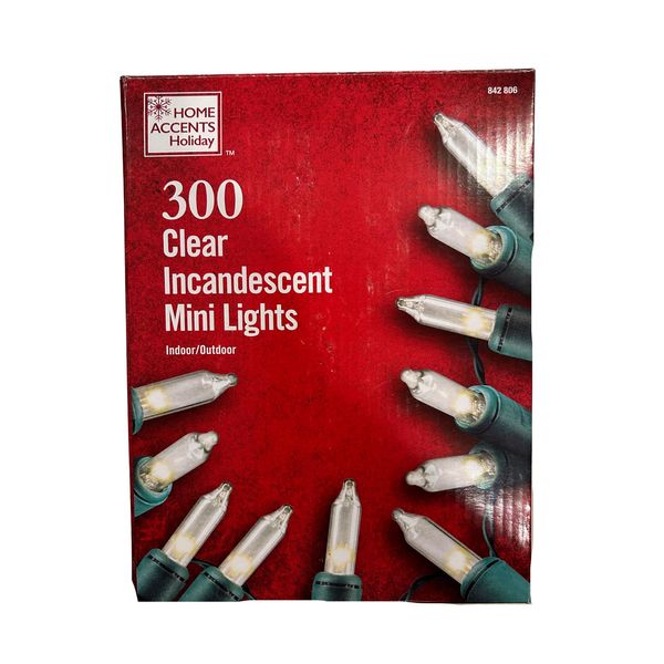 300 Mini Lights, 68 ft 6" Lighted Length