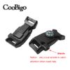 12pcs Pack Mix Colors 5/8" Compass Flint Scraper Fire Starter Whistle Buckle Plastic Paracord Bracelet Outdoor Camping Emergency Survival Travel Kits #FLC158-FWC(Mix-s)