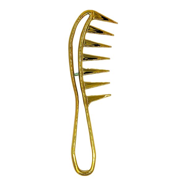 Gabri Professional Gold Shark Tooth Detangling Barber Comb