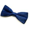 Retreez Pre-Tied Bow Tie (Width: 11.5 cm) - Navy Blue
