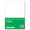Prestige A4 White 100% Recycled Card- 300gsm - 25 Sheets