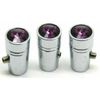 3-Pack Mini Toggle Switch 1" Extension with Purple Crystal for Peterbilt 379 359