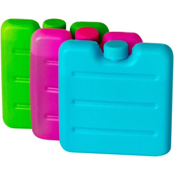 G4GADGET| 6 Pack 8CM Freezer Blocks Ice Brick Pack Block Blocks Freezer Cooler Bag Box Travel Picnic