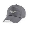 Personalised Embroidered BC010 Baseball Cap Add Your Text, Unisex Workwear Baseball Cap (GraphiteGrey)