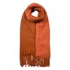 Clayre & Eef Winterschal Damen 40x240 cm Braun Synthetisch