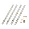 GreenMax 8462 N Gauge Indoor Lighting Unit, Narrow Width, White, 4 Pack