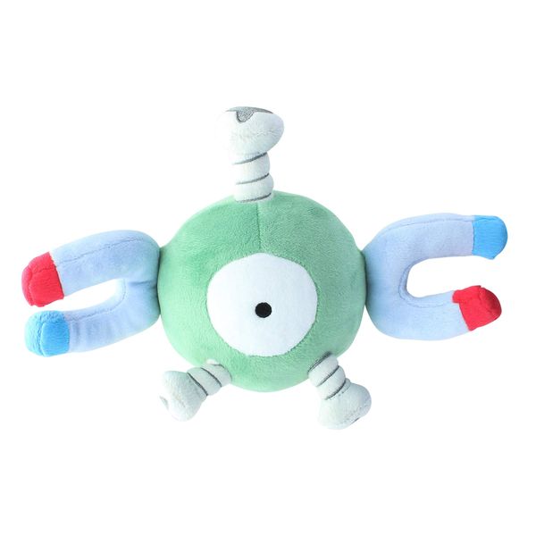 Sanei Boeki PP107 Pokémon All Star Collection Plush Toy, Magnemite, Size S, W 9.8 x D 4.7 x H 5.9 in (25 × 12 × 15 cm)