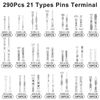 290Pcs Car Electrical Wire Terminal Male&Female Pins Kit Auto Electric Connector