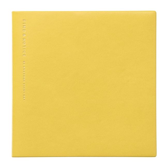 Date Free Daily Marks Log Diary Yellow FLDR-DA01-YE