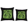 Retired Full Time Crazy Cat Lady Retirement Cat Lover Throw Pillow