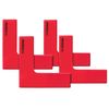 Kwik Goal Flat Corner Marker (Pack of 4), Red