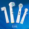 Replacement Toothbrush Heads Fit for Oral B Electric Toothbrushes, 4PCS, Soft Ultrathin Bristles for Pro Gum Care, Refills for Braun Toothbrushes Model 3756 3757 3744 3765 3738 4729 4739
