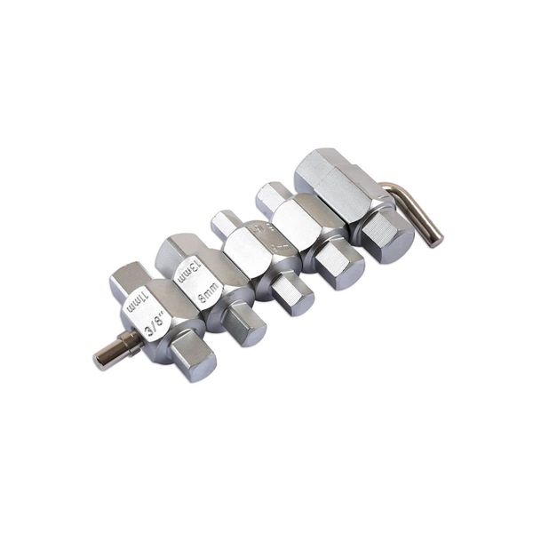 Laser 1580 Drain Plug Key Set 5pc
