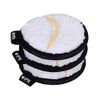 Monall Makeup Remover Puff, String Band, Design Patent, Pack of 3