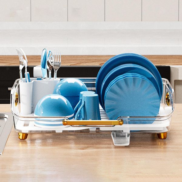 Dish Drying Rack Kitchen Storage Rack Dish Rack for Plates Bowls Utensils