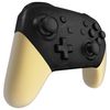 eXtremeRate Metallic Champagne Gold Replacement Handle Grips for Nintendo Switch Pro Controller, Soft Touch DIY Hand Grip Shell for Nintendo Switch Pro Controller - Controller NOT Included