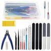 WMYCONGCONG 17 PCS Gundam Model Tools Model Basic Tools Craft Set for Hobby Building Basic Model Building Repairing