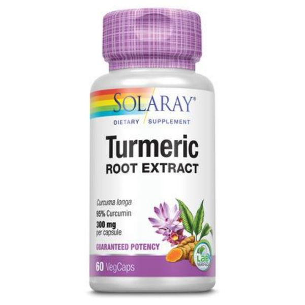 Solaray Turmeric Root Extract, 300 mg | 60 Count