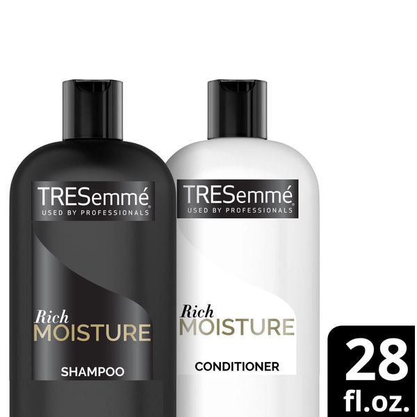 TRESemme Rich Moisture Rich Moisture Shampoo and Conditioner, 28 oz, 2 Count