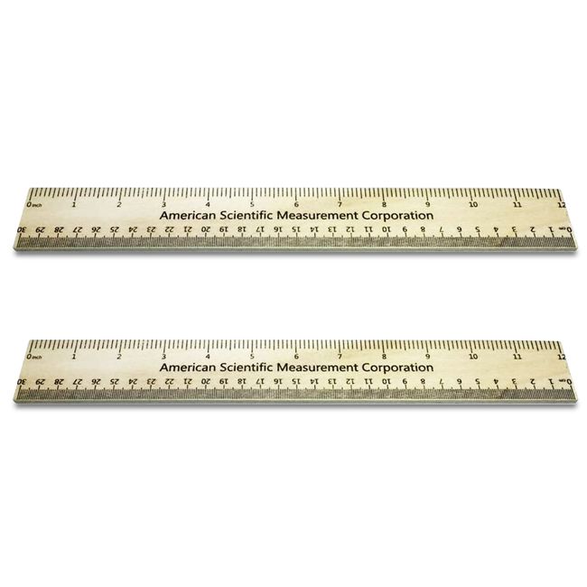 Trick Ruler for Size Enhancement Pranks, 2-Piece Prank Rulers, Makes Things 33 Percent Bigger, Ideal for Gag Office Gifts, Party Favors and More