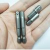 8 Pieces 1/4 Hex to 1/4 Socket Adapter, 1/4" Hex to Square Socket Bit Adapter,Power Tool Replacement Part Adapter Suitable for Drill Driver Socket Driver Electric and Pneumatic Drill