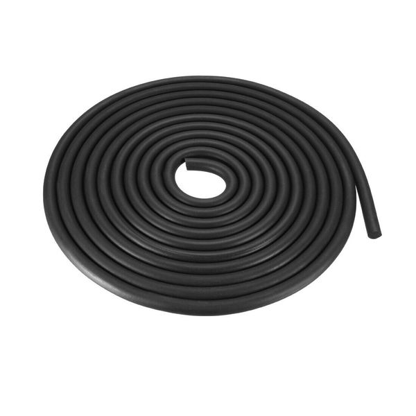 Foam Rubber Seal Weather Strip 10mm Diameter 3 Meters Long Black