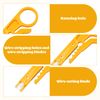 Mini Cable Stripper Tool,8pcs Small Cable Stripper Tool,Punch Down Tools,Network Small Wire Cutters for Network Telephone and Computer Cables