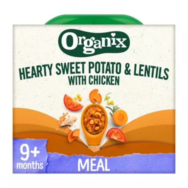 Organix Hearty Sweet Potato & Lentils with Chicken 190g