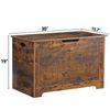 Storage Toy Chest Bench Toy Box Organizer with 2 safty Hinge Max Load 376 Lbs