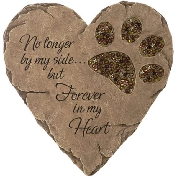 - BEADWORK GARDEN STEPPING STONE - PET FOOTPRINT